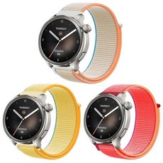 Harikiri Amazfit Balance 46mm Amazfit GTR 2/2e/3/3 Pro/4/ Amazfit Stratos/2/2s/3/Pace/Falcon용 22m, Cream+Sunflower+Strawberry, Cream+Sunflower+Strawberry