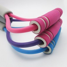 라텍스 요가 튜빙밴드 헬스 근력운동 스트레칭밴드, 블루, 1개