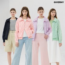 [GIVERNY] 지베르니 26SS 체크 메쉬 점퍼 1종