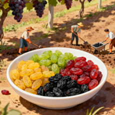 SAMARA 건포도 4색 종합 개별 소포장 수입 신장산, 1개, 1k'g