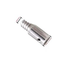 휴대용 고압 세척기 세차 분무기 폼건 충전식 살수기, 메탈릭 실버 합금 나사형 헤드 액세서리 1개, 기본 모델명/품번