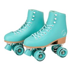 C SEVEN C7skates 여아 및 성인용 귀여운 롤러 스케이트 파라 여성용 8 / 남성용 7 172824, 아쿠아마린