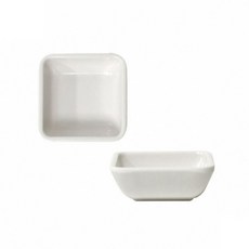 [SB수빈스토어] 사각 종지 멜라민 소금장 쌈장 소스볼 간장그릇 와사비그릇 간장종지, KJ멜라민 사각종지(1구)