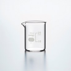 HARIO SCI 耐熱玻璃廣口燒杯, 1個, 20ml, 透明