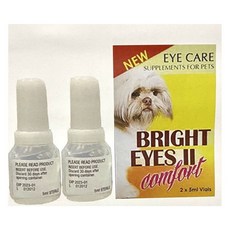睛亮 BRIGHT EYES II comfort 寵物眼部護理保健滴劑 5ml*2, 2個, 5ml, 改善淚液/眼睛健康