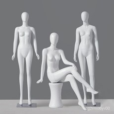 模特兒婚紗衣架人臺，女模特兒全身半身展示架，服裝店櫥窗衣櫥人型模特兒假人模特架, 1個, 女半身,套餐一