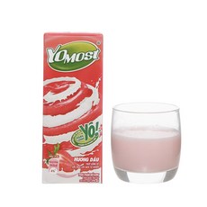 베트남 우유 Yomost 요모스트 딸기, 48개, 170ml