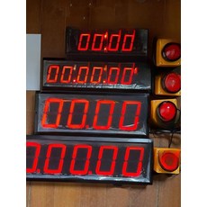 LED 디지털 경기용 음성 카운트다운 훈련 스톱워치, 1개, 1_1.8인치4자리플러그인
