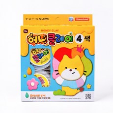 도너랜드 허니클레이, 1개, 72g, 허니클레이 4색세트