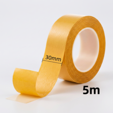케이브로스 자국없는 초강력 양면 테이프 30mm x 5m, 1개