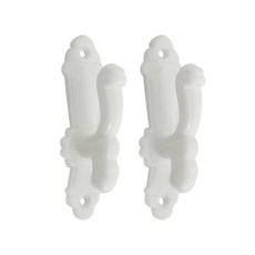 라이프 커튼 후사고리(화이트2p) 커튼끈고정 커튼정리, 상세페이지 참조, 1개