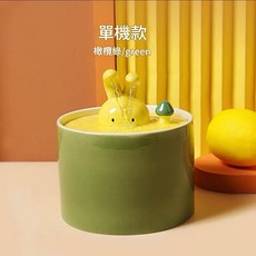自動陶瓷寵物飲水器, 橄欖綠, 1個, 1L