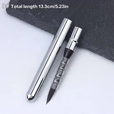 【xxx】1PCS 휴대용 짧은 홀더 보이저 프랑스 아티스트 수채화 페인트 브러쉬 여행용 미술 창작 용품[S14], 1개