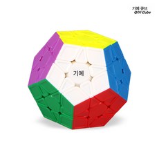 기예이삼사오계큐브솔리드 에일리언 피라미드 사선오마X사각원단풍종자45계, Qiyi다섯매직큐브실제색상, 1개