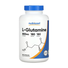 뉴트리코스트 L-글루타민 800mg 180캡슐 (6개월분), 1개