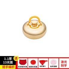 純銅湯婆子 加厚老式 注水熱水袋 暖手爐 燙背, 1個, 1.1mm加厚13cm光麵