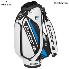 Cobra VESSEL TOUR 桿袋 限量聯名款，立航高爾夫精品，白藍配色，專業球具收納，輕量耐用設計, 白藍配色