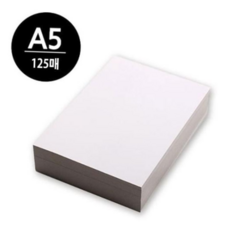 만들기재료 마니라 도화지 300g/A5/125매, 본상품