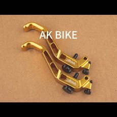 올콤보 마구라 MT7 브레이크 레버 오크 레벨 CNC 가공 산악 자전거 유압 디스크 브레이크 시스템 하프 메탈 파티클 패드, 07 MT5 Rainbow