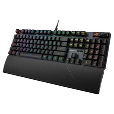 ROG 레인저 2 RX 게이밍 유선 기계식 키보드, 블랙, RX 적축 ABS, 제조사축