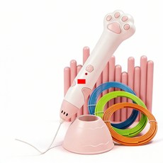 SUUNI 3D 프린팅 펜 무선 저온 입체 그라피티 그림 펜, 핑크색, 66-32A
