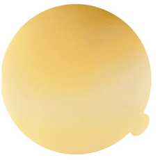 焙優佳 圓邊蛋糕墊(有耳) 金色蛋糕底襯 SGS認證 蛋糕紙托 蛋糕底墊 圓形金卡墊, 1套