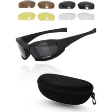 일본 직배송 MO FACTORY 오토바이 고글 편광 선글라스 4가지 렌즈 교체 가능 눈부심 감소 반사 방지 방풍 자외선 차단 자전거 투어링 로드 바이크 케이스