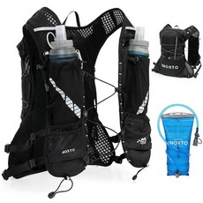 IX 이노엑스토 러닝 하이드레이션 조끼 백팩 여성 남성용 6L 워터 블래더 데이팩이 포함된 경량 트레일 하이킹 사이클링 레이스 마라톤용 조절 가능한