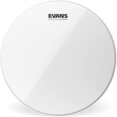 Evans 하이브리드 드럼 헤드 마칭 스네어 감도 다이내믹 레인지용 투영 내구성 향상 회색 13인치, White