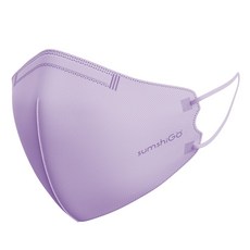 미엘 숨쉬고 스타일업 컬러마스크 바이올렛 대형 10매 귀가 편한 마스크, 오키드 바이올렛, 1개, 10매입