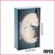女巫卡塔牌屋 心靈之境塔羅牌 可愛心如止水塔羅牌 Heartscape Tarot naitw, 1個, 1