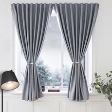 붙이는 암막 커튼 거실 원룸 인테리어 찍찍이 가림막