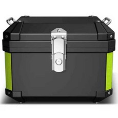ABS소재 오토바이배달가방 탑박스 배달통 대용량 45L, 충격흡수 베이스 45L 블랙, 1개