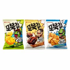 오리온 꼬북칩 삼총사 (콘스프맛+카라멜팝콘맛+초코츄러스맛), 4세트, 183g
