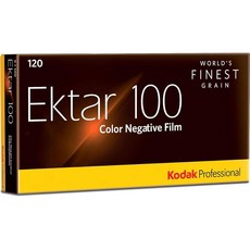 코닥 프로페셔널 에크타 컬러 네거티브 필름 ISO 100 120 사이즈 5개 묶음 미국산, 1개