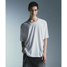 매장정품 무신사스탠다드 MUSINSA STANDARD 릴렉스드 라이트웨이트 CR 스쿱 넥 티셔츠 [화이트] MMETS6Z13-WH 545113