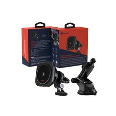 Meet Mind Magsafe 15W 無線磁吸製冷散熱車架 磁吸自動對位 可站立/夾式兩用 隨放隨充, 方形, 方形