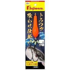 후지와라(Fujiwara) 트라후구 먹이 장치 (훅 4/0) 40호 오렌지