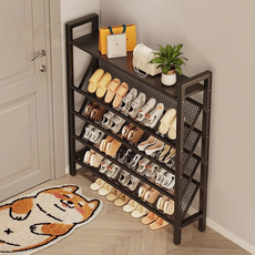 H N Quality Home 강철로 만든 현관 신발장 좁은공간 완벽적용, 블랙