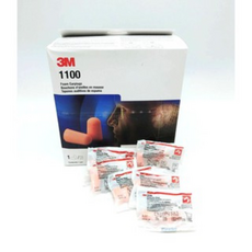 3M 1100 圓錐型耳塞一盒200副 柔軟舒適 獨立包裝 睡眠工作學習旅行適用, 1個