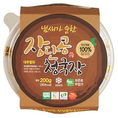 [우체국쇼핑] 장단콩청국장 DMZ직접재배100%국산콩 (1kg)200g*5개, 200g, 1개