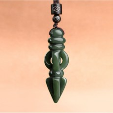 沁月珠華‹附鑒定證書›正品天然和田玉墨玉龍牌掛件生肖玉石吊墜高檔男女款玉墜掛墜批發, HT04-4, 1個