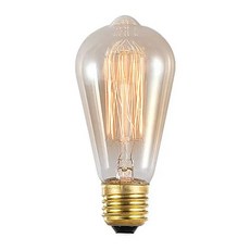 MARCH LED E27 愛迪生燈泡 實體門市保固一年 ST64, 黃光