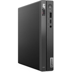 씽크센터 네오 50q 4세대 타이니 데스크톱 컴퓨터 인텔 코어 i5-13420H 2 1GHz 16GB RAM 256GB SSD 윈도우 11 프로 블랙, 레노버 씽크센터 네오 50q 4세대 타이니 데스크톱 컴