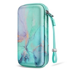 FINTIE TI84 Plus CE용 그래핑 계산기 휴대용 케이스 TI83 CE/casio 카시오 fx9750GII용 하드 EVA 충격 보호 상자 에메랄드 마블 234588