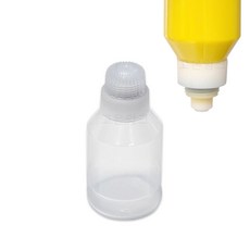 정품형 무한잉크 소분용 리필 공병 캐논 GX7092 7192 삼성 브라더 엡손 공용 135ml, 1개, 투명화이트
