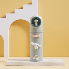 旅行牙刷收納盒漱口杯，便攜兒童卡通牙具盒帶蓋，旅行洗漱套裝, 旅行洗漱杯 玉桂狗, 1個