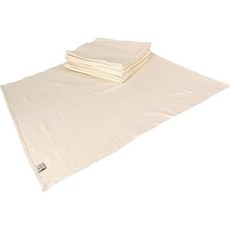 OsoCozy - 유기농 플랫 천 기저귀도젠 - 27 x 30.5 - 부드럽고 내구성이 뛰어난 100 버드아이 코튼으로 만든 원레이어 기저귀 - 최고의 유기농 기저귀 - 12개, 27x30.5 Inch (Unbleached)