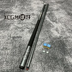 【過關斬將】黑科技檯球杆套裝 專業級入門, 1個, 銀白科技+贈品,大頭13mm
