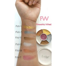 BenNye 六色膏狀珠光眼影 28g, 1個, FW-金屬系列, FW-金屬系列